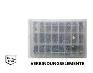 Innensechskantschrauben Sortiment 2.400 Teile DIN 7991 EDELSTAHL A2 M2/M2,5/M3 - Bild 1 von 1