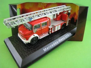 Mercedes-Benz L1519 Fire Engine Ladder Truck Display Box 1:72 Scale IXO/ATLAS NEW - Picture 1 of 8