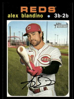 2020 Topps Heritage #721 Alex Blandino - Image 1 of 2