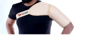 Fazter Universal Shoulder Support Brace With Adjustable Stretch Strap Wrap Left - Picture 1 of 3