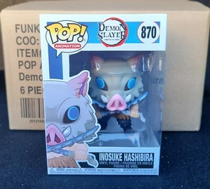 FUNKO POP JAPAN ANIME DEMON SLAYER INOSUKE HASHIBIRA #870 VINYLFIGUR 49011 - Bild 1 von 3