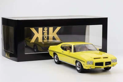1:18 Pontiac LeMans GTO 1972 GIALLO KK Scale Diecast - Immagine 1 di 4