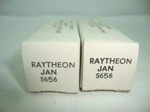 2 X 5656 RAYTHEON TUBES. NOS/NIB TUBES. CRYOTREATED - Bild 1 von 1