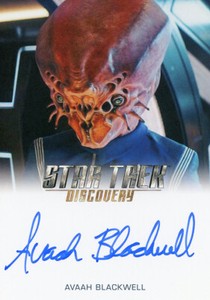 RITTENHOUSE STAR TREK DISCOVERY SEASON 2 AVAAH BLACKWELL AUTOGRAPH CARD