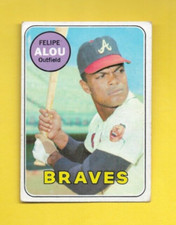 1969 Topps Felipe Alou  #300 Atlanta Braves VERY GOOD FREE SHIPPING