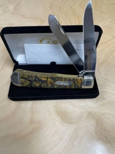 Case XX #WCA58182RB Rabbit Antique Bone Trapper in Velvet Box 6254 SS - Picture 1 of 2