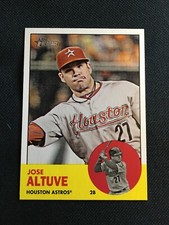 JOSE ALTUVE 2012 TOPPS HERITAGE SHORT PRINT SP #461  ROOKIE CARD RC SP