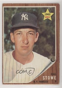 1962 Topps Hal Stowe #291 Rookie RC