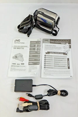 JVC Everio GZ-MG77U 30gb HDD Camcorder w/ Battery, Charger and Manual - Tested - Image 1 of 4