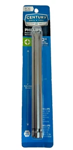 Century Drill & Tool #1 #2 & #3 Phillips Premium S2 Steel Screwdriver Bits 68600 - Picture 1 of 4