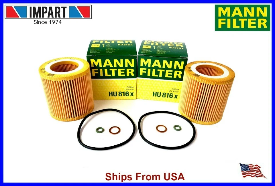 BMW Oil Filter 11 42 7 541 827 MANN HU816x  Qnt. 2 - Image 1 of 1