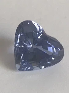 Natürliches Tansanit Herz, 2,34ct, VVS, #671 - Bild 1 von 12