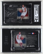 2013-14 Black Lustrous Signatures /199 Rudy Gobert #61 SGC 7.5 Rookie Auto RC