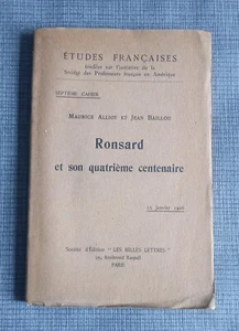 Ronsard et son quatrième centenaire - Imagen 1 de 1