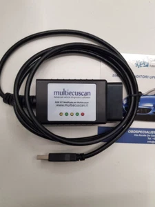 ELM 327 V 2.1 HIGH SPEED MODIFICATA PER MULTIECUSCAN senza software - Picture 1 of 1