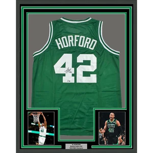 Framed Autographed/Signed Al Horford 35x39 Boston Green Jersey Beckett COA - Picture 1 of 2