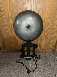 Campana de gong de boxeo/alarma contra incendios Blake Bell Co de colección 11 5/8" rara - Imagen 1 de 17