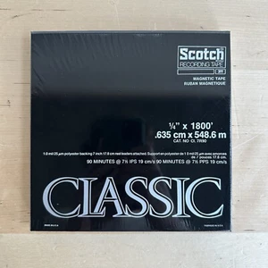 Scotch Classic Tonband 90 Min 1800 Fuß 7,5 IPS Spule zu Spule - NEU VERSIEGELT - Bild 1 von 3