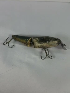 Vintage C C B Co Wooden Pikie Minnow Jointed Fishing Lure - Picture 1 of 6