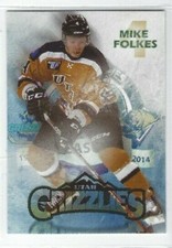 2014-15 Utah Grizzlies (ECHL) Mike Folkes