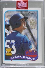 2019 Topps /29 Mark Grace (1989 O-Pee-Chee) Manufacturer Buy Back Auto
