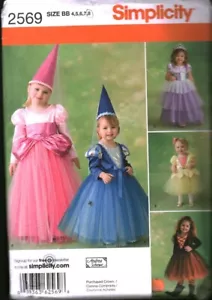 2569 Simplicity Sewing Pattern Halloween Costumes Princess Fairy Tale Schewe OOP - Picture 1 of 2