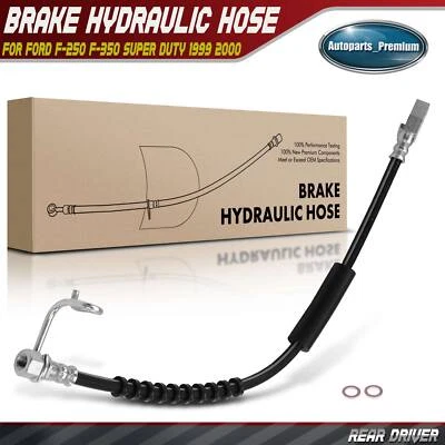 Manguera hidráulica freno conductor trasero izquierdo para Ford F-250 F-350 Super Duty 1999 2000 Foto 1 de 4