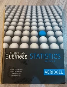 Australian Business Statistics Edition 4 Abridged, Great Condition Perth Ships - Bild 1 von 3