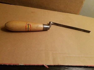 Vtg Harrington Joint Filler Caulking Trowel Blade Wood Handle  6" Long USA - Picture 1 of 5