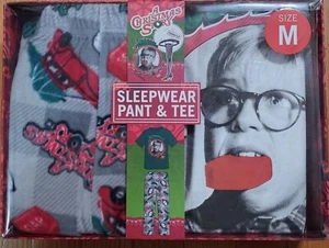 Men's "A Christmas Story" 2-Piece Sleepwear Pant & Tee Pajamas Size M NEW - Picture 1 of 2