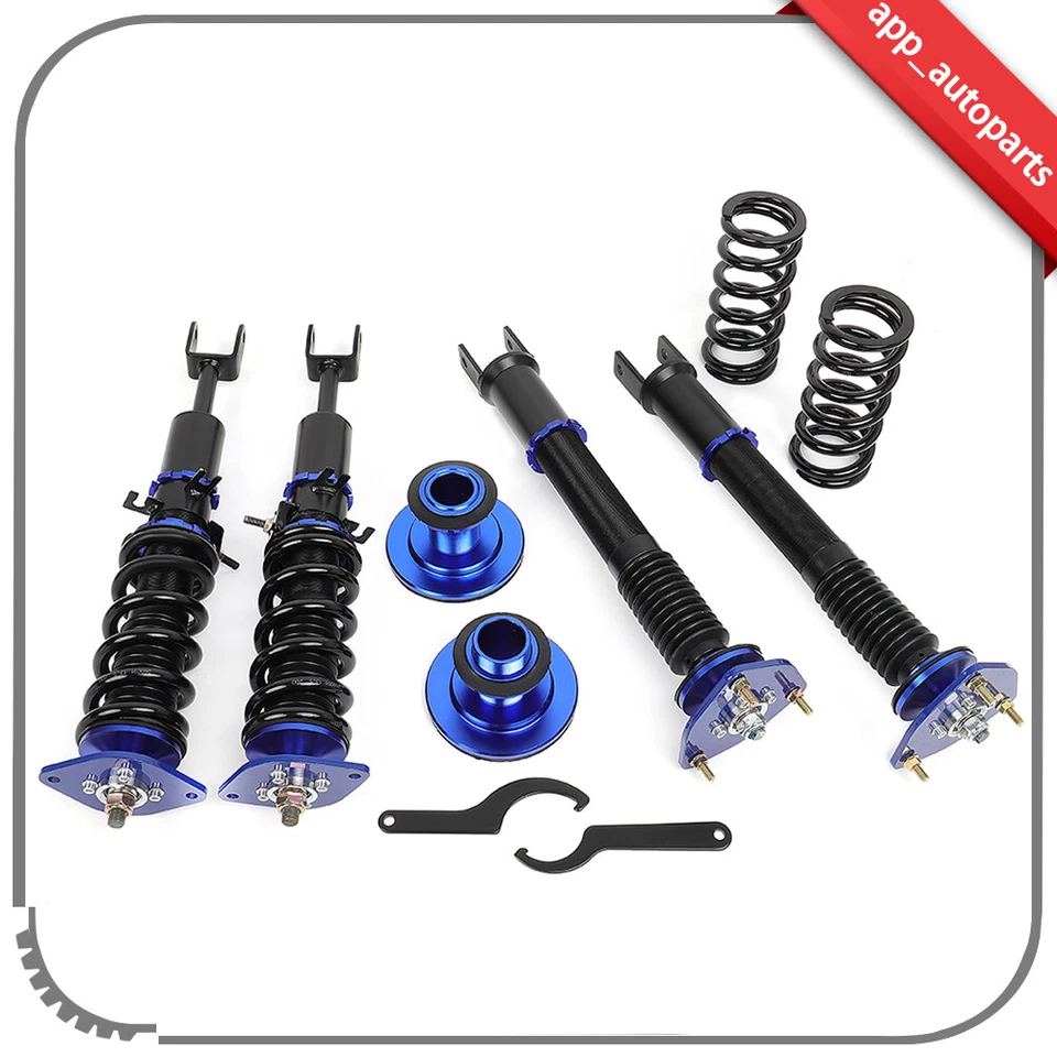 Full Coilovers Kit Coil Springs Suspension Struts For Nissan 350Z 2003-2007 2008 - Imagem 1 de 4
