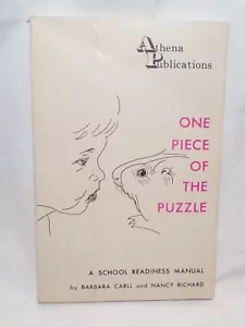 One Piece of the Puzzle School Readiness Manual by Carll & Richard sfcv 1977 ed. - Picture 1 of 2