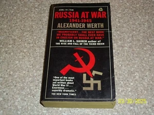 Russia At War 1941-1945 Alexander Werth WWII 1965 First Printing Avon Paperback - Picture 1 of 7