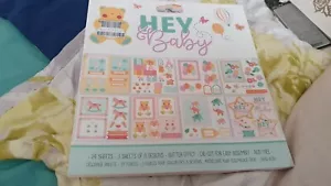 Dovecraft Hey Baby! Decoupage 8" x 8" - 24 fogli, 3 x 8 disegni - COMPLETO PAD! - Foto 1 di 2
