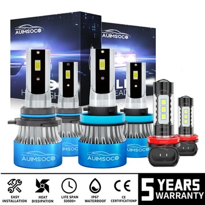 Faros antiniebla LED para Toyota Sienna L mini furgoneta de pasajeros 4 puertas 3,5 L 13-20 Foto 1 de 4