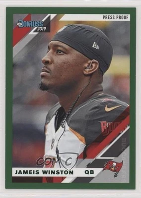 2019 Panini Donruss Photo Variation Press Proof Green Jameis Winston #235V - Image 1 of 2