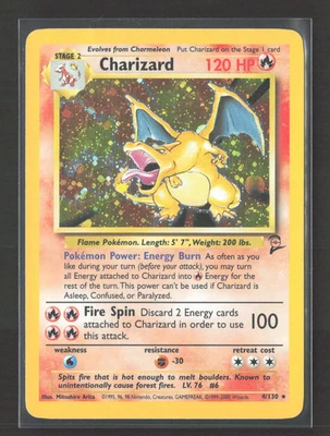 Pokemon 2000 Base Set 2 Charizard #4/130 - Image 1 of 2