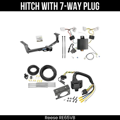 Enganche de remolque + cableado de 7 vías para Nissan Murano 15-24 todos los modelos receptor de remolque de 2" Foto 1 de 4