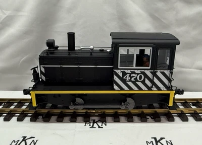 LGB 23620 ATSF Diesel Switcher Locomotive repainted morton salt engine G Scale - Image 1 of 4