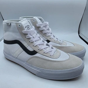 Vans Sk8 Hi Gilbert Crockett Mens Size 11.5 White High Top Shoes Casual Walking - Picture 1 of 13