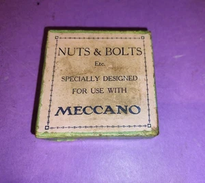 MECCANO – Teens or 1920s Boxed Nuts and Bolts - Picture 1 of 4