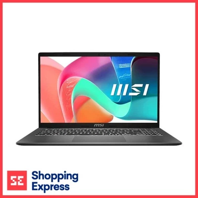 MSI Modern 15 15.6" Core 5 120U 1080p IPS WiFi 6E 1TB SSD 16GB W11H Laptop - image 1 of 4