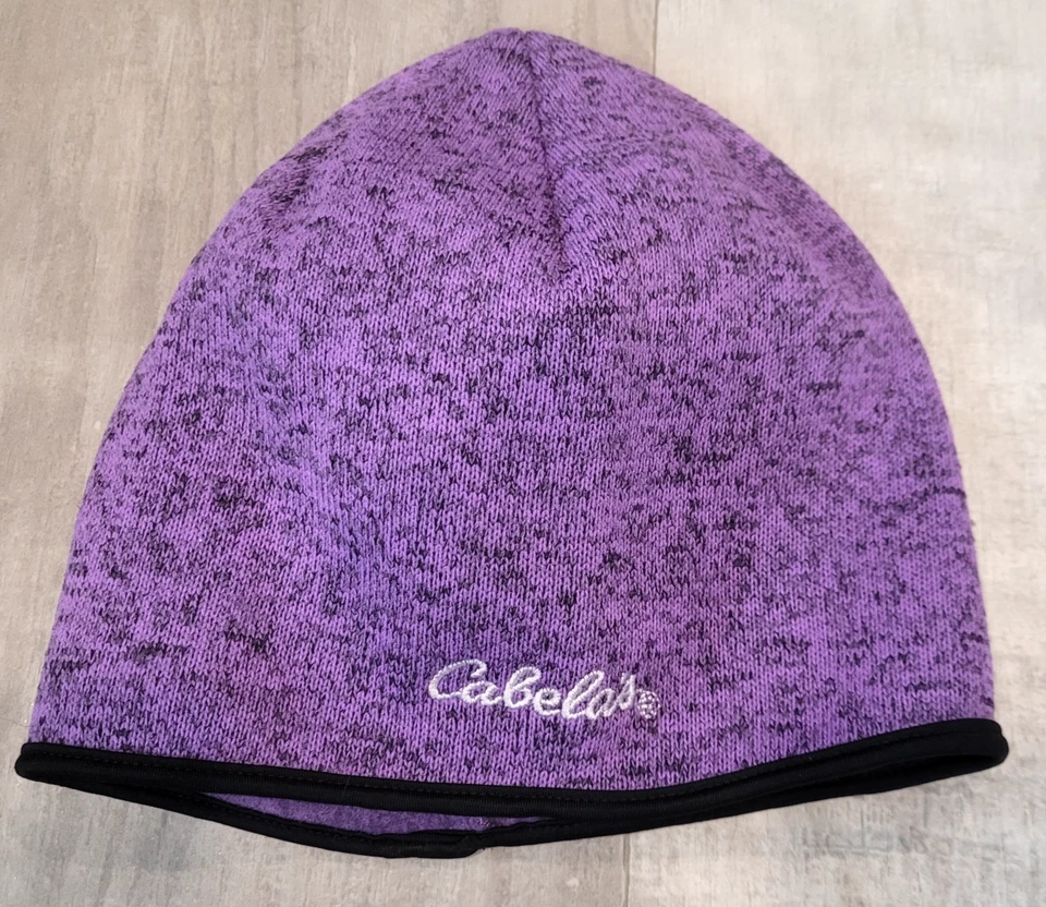Cabelas Púrpura Vellón Adulto Gorro Ligero Sombrero Talla Única Exterior Caza Foto 1 de 4