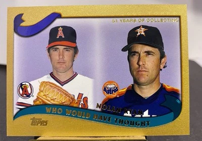 2002 Topps Traded Gold NOLAN RYAN #0084/2002 Angels /Astros SP Rare  - Image 1 of 2