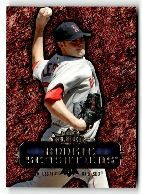 2007 Fleer #RS-JL Jon Lester Rookie Sensations - Image 1 of 2