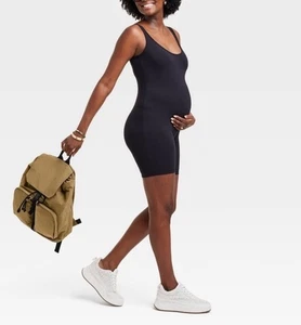 Woman’s Ingrid & Isabel Unitard Jumpsuit Black M Retail $34 - Picture 1 of 8