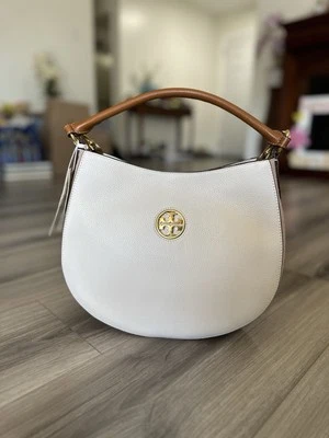 Tory Burch Carson Colorblock Hobo Новая слоновая кость Z1 - Изображение 1 из 4
