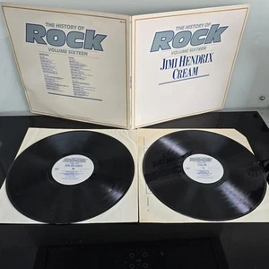 JIMI HENDRIX / CREAM The History Of Rock - Volume Sixteen 2LP GATEFOLD VG+/EX - Picture 1 of 13