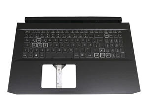 Acer Nitro 5 (AN517-52) oryginalna klawiatura z Topcase DE (niemiecki) czarna/sch - Zdjęcie 1 z 4