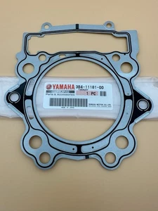 Junta de culata Yamaha Grizzly Raptor Rhino 06-17 3B4-11181-00-00 OEM ATV - Imagen 1 de 3
